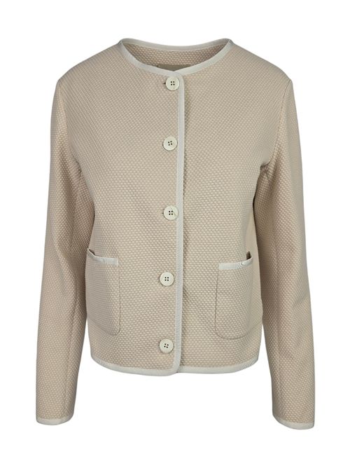 chanel donna beige e bianco